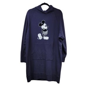 Uniqlo Navy Blue Mickey Mouse Sweater Dress | Size XL